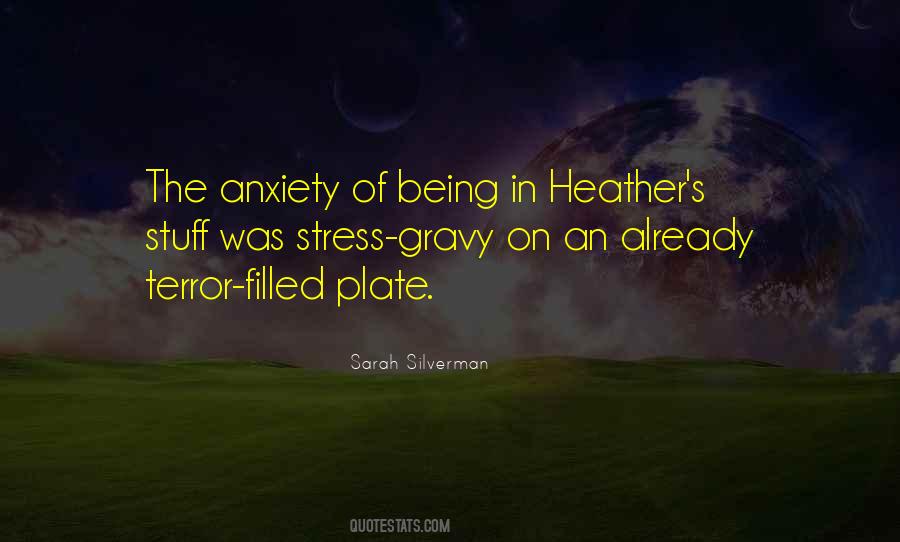 Stress Anxiety Quotes #277810