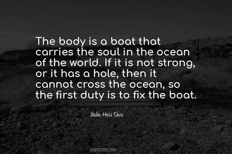 Ocean Boat Quotes #1320741