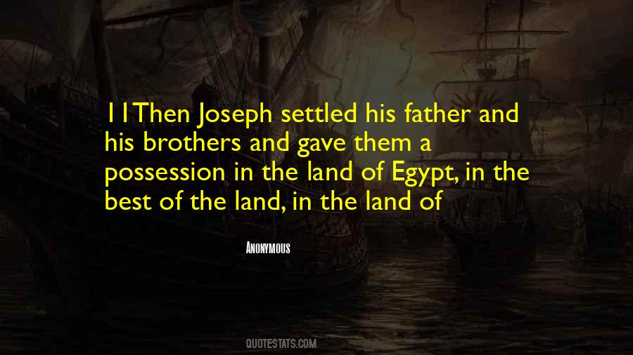 Joseph And His Brothers Quotes #1110061