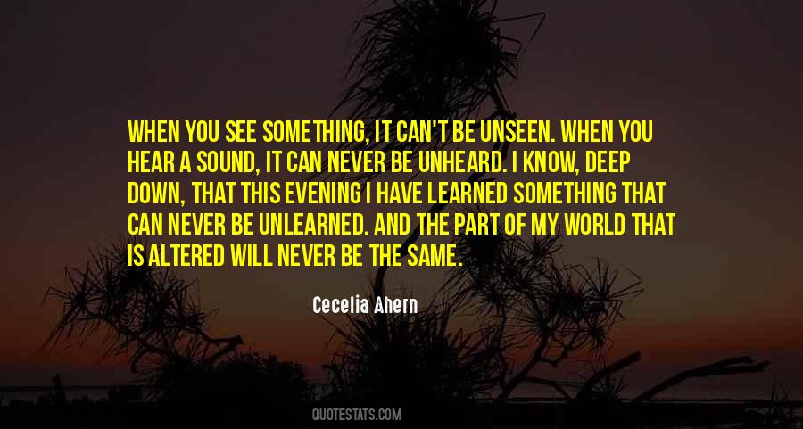 It Will Never Be The Same Quotes #1237884