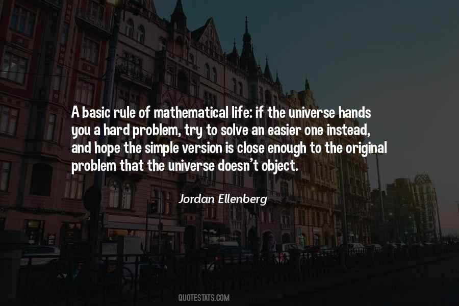 Hard Problem Quotes #1145714