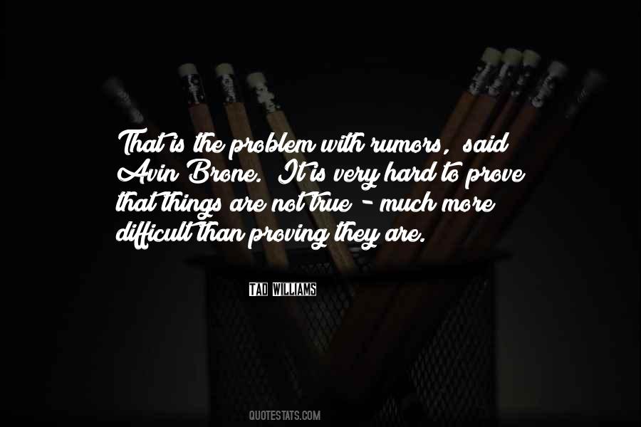Hard Problem Quotes #1760580