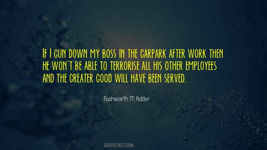 Sorry Boss Quotes #68950