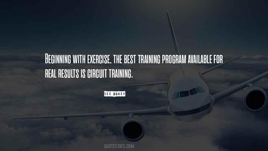 Quotes About The Best Training #975529