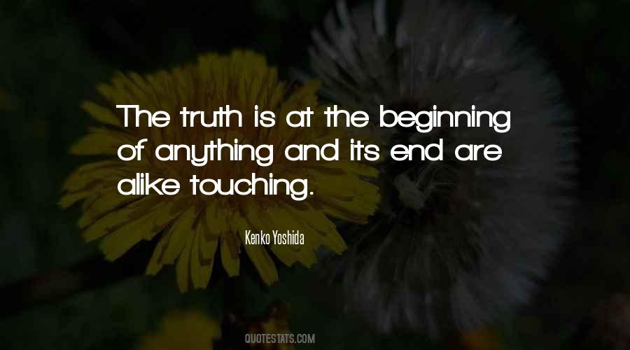 Beginning Is The End Quotes #106182