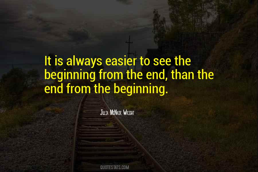 Beginning Is The End Quotes #112729