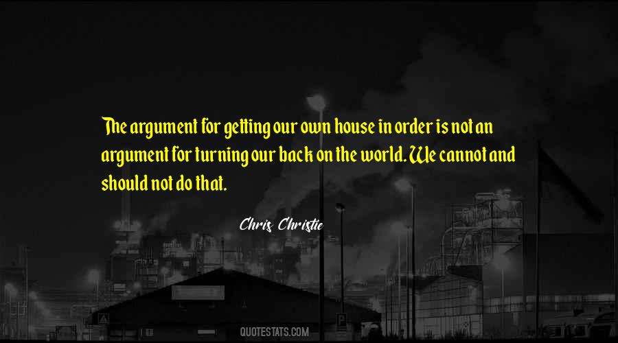 Quotes About Getting Your House In Order #763108