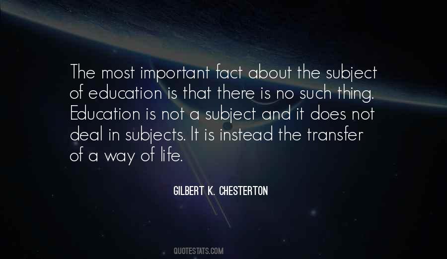 Education Important Quotes #192413
