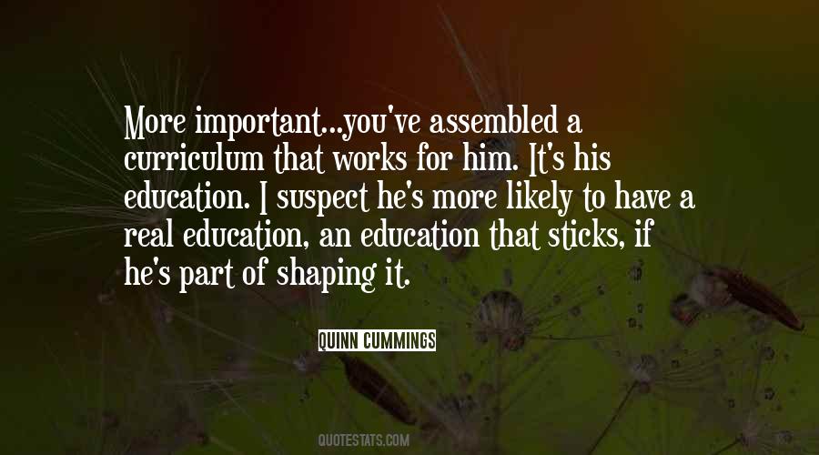 Education Important Quotes #394605
