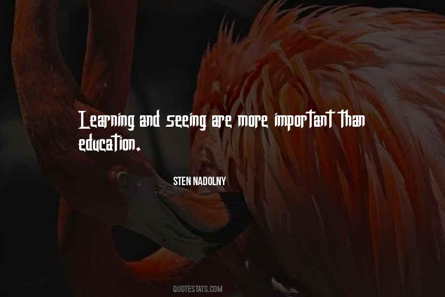 Education Important Quotes #513673