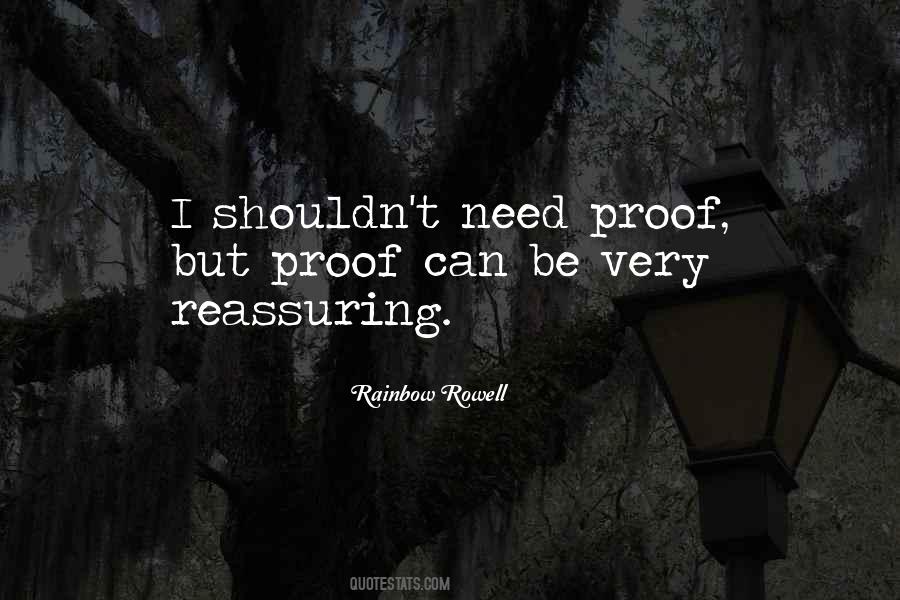 Assurance Love Quotes #346922