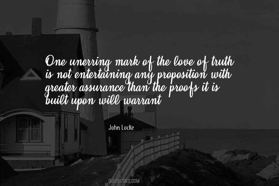 Assurance Love Quotes #642916