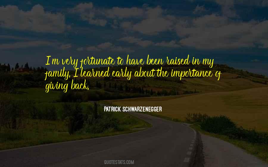 Quotes About Importance Of Giving Back #13098