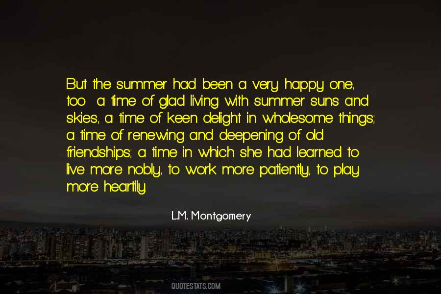 Summer Friendship Quotes #1352577