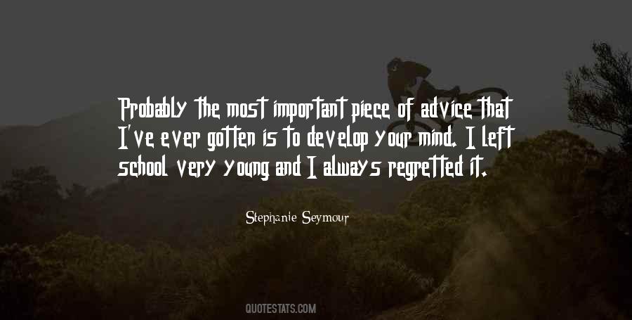 School Advice Quotes #325483