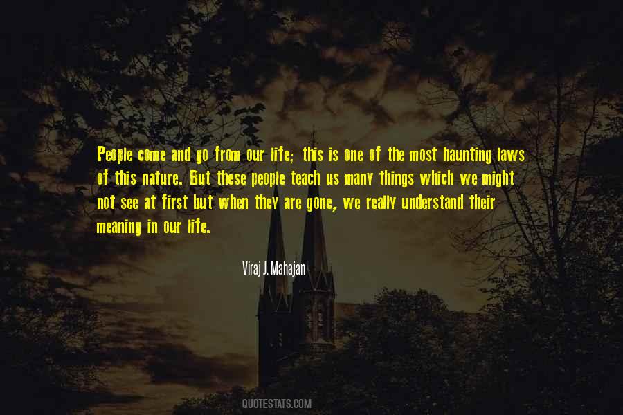 Life Teach Us Quotes #1445092