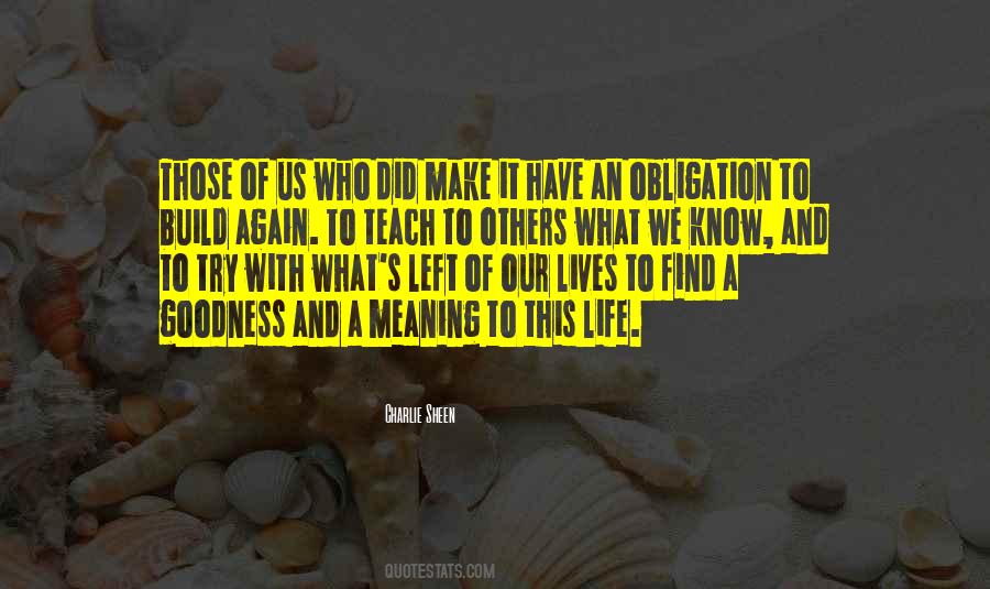 Life Teach Us Quotes #971910
