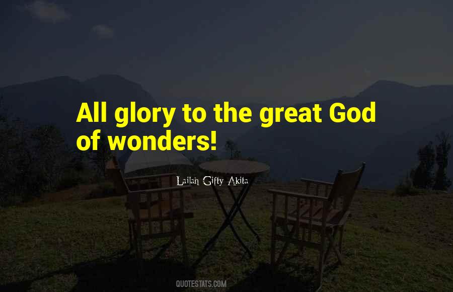 God Wonders Quotes #1698924