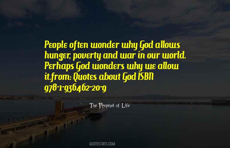 God Wonders Quotes #916218