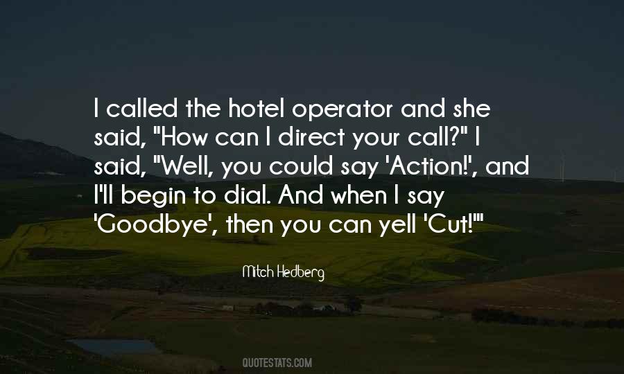 Funny Hotel Quotes #1492692