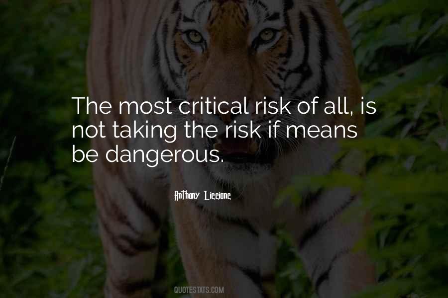 Quotes About Chance Risk #121763
