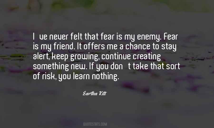 Quotes About Chance Risk #1274651