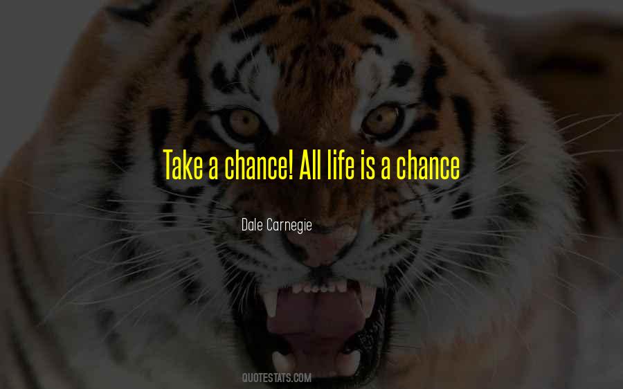 Quotes About Chance Risk #1387566