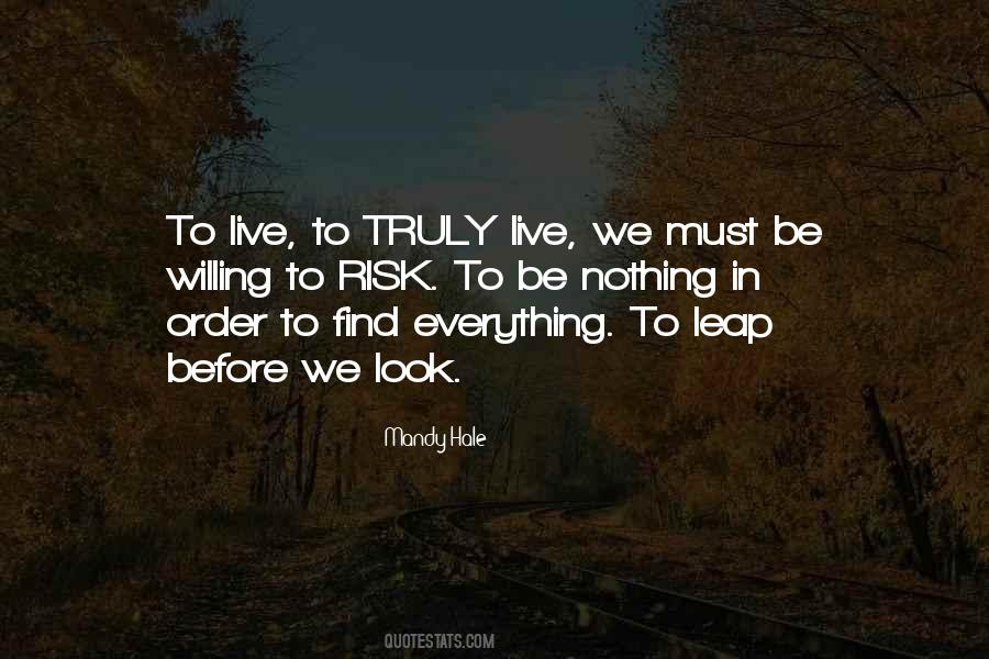 Quotes About Chance Risk #270807