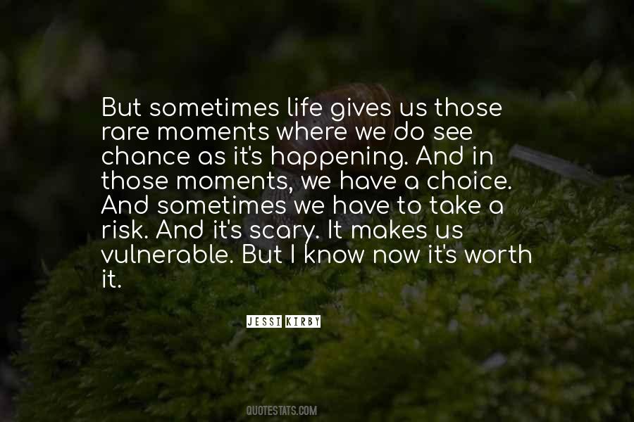 Quotes About Chance Risk #504003
