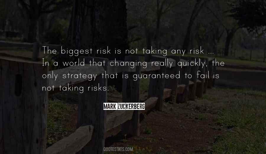 Quotes About Chance Risk #987179