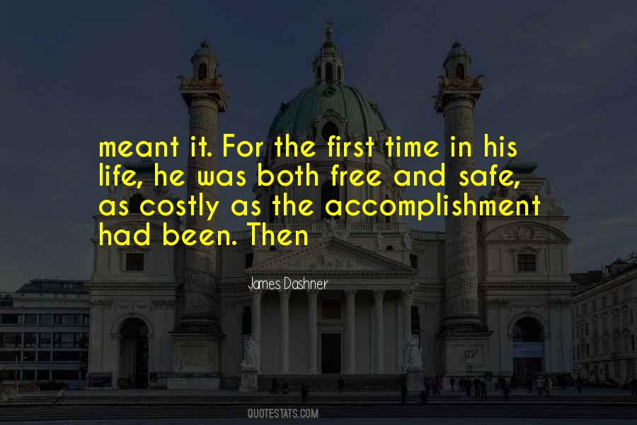 Safe As Life Quotes #370359