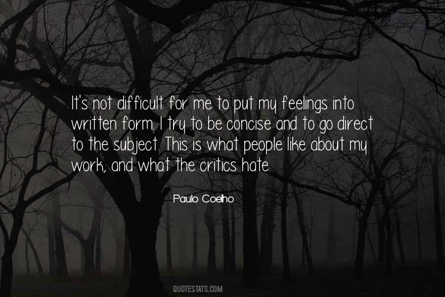 I Hate My Feelings Quotes #744945