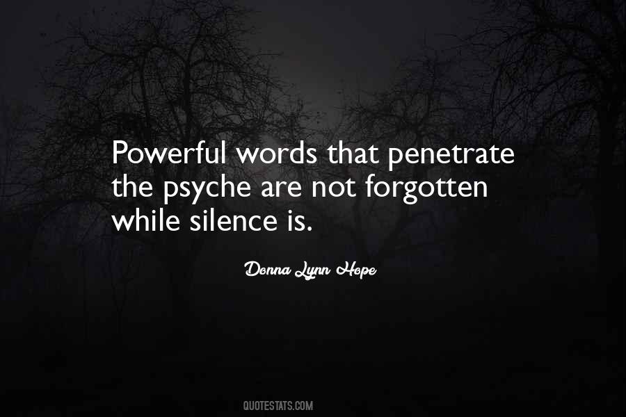 Silence Is That Quotes #737194