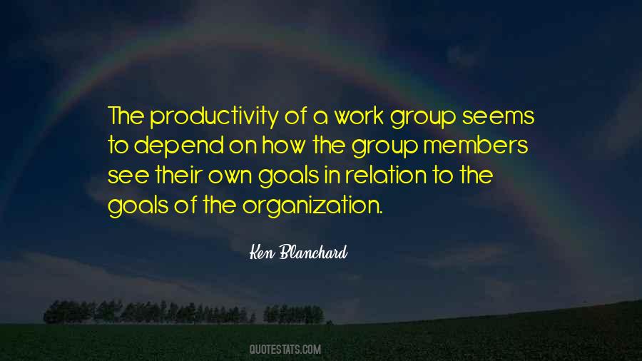 Productivity Work Quotes #113783