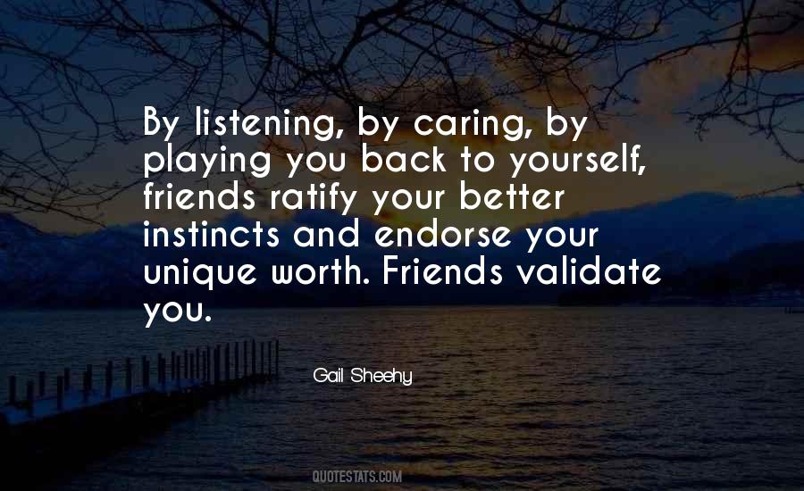 Friendship Listening Quotes #823326