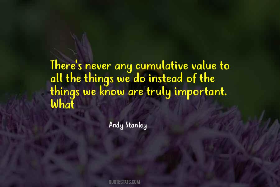 What Do We Value Quotes #1398763