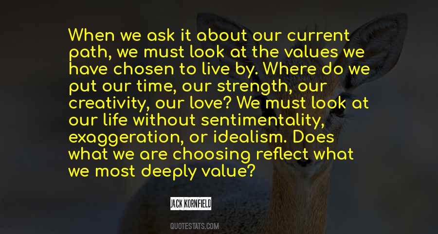What Do We Value Quotes #1500585