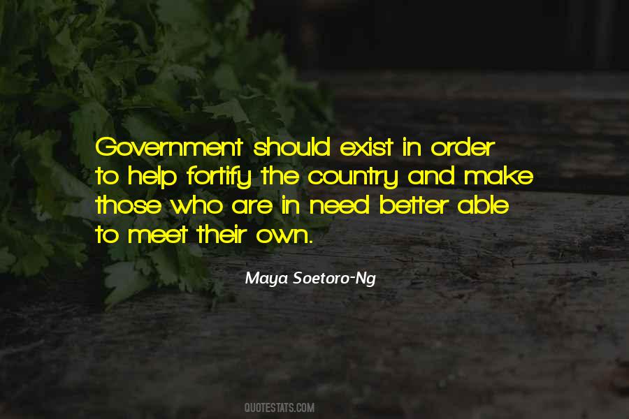 Quotes About Better Government #1546861