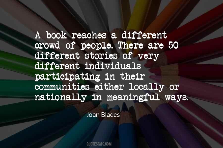 Different Stories Quotes #1653872