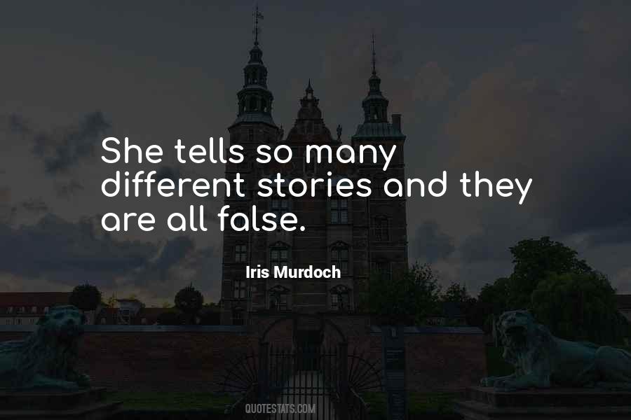 Different Stories Quotes #976030