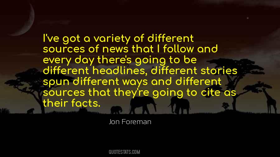Different Stories Quotes #992151