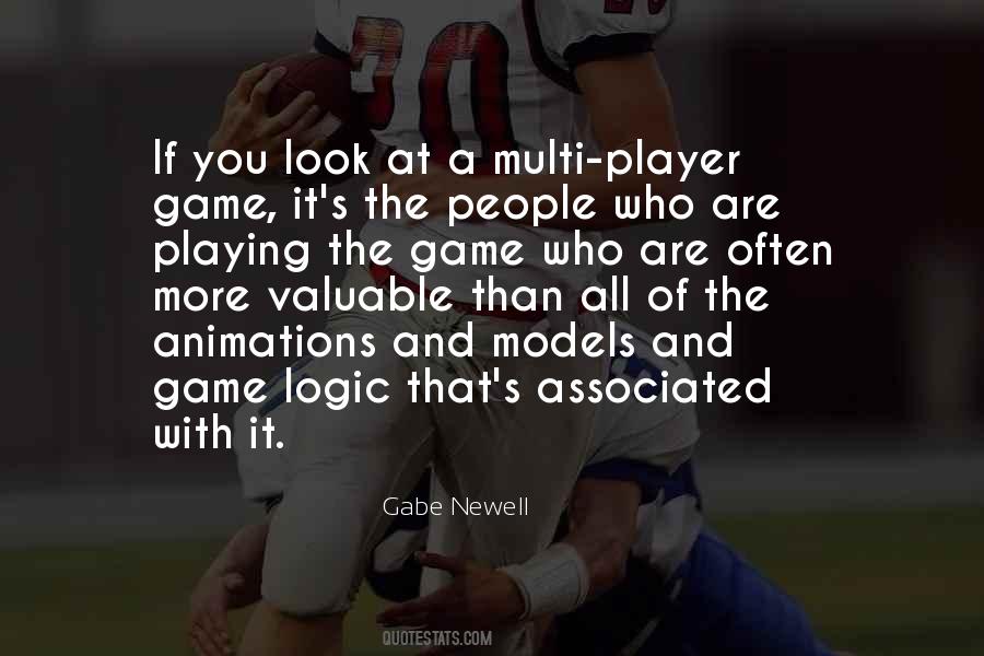 You Are A Player Quotes #276733