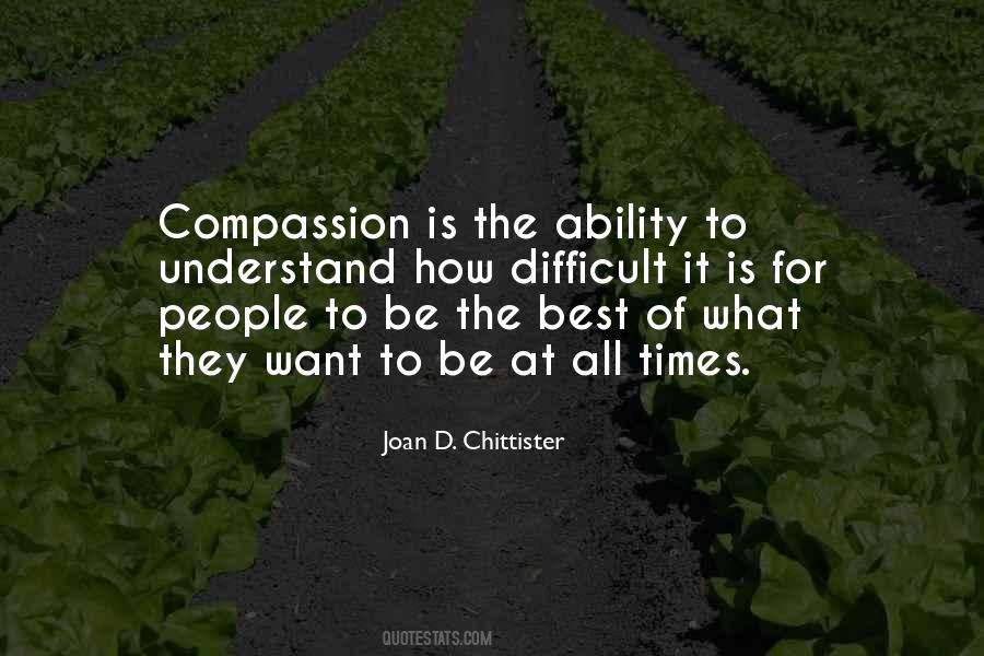 Quotes About Understand Compassion #1239454