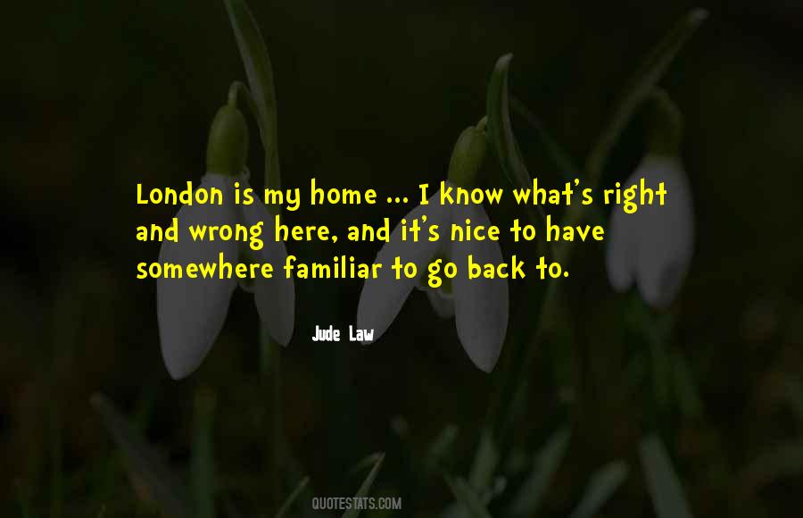 Nice To Be Back Here Quotes #1533914