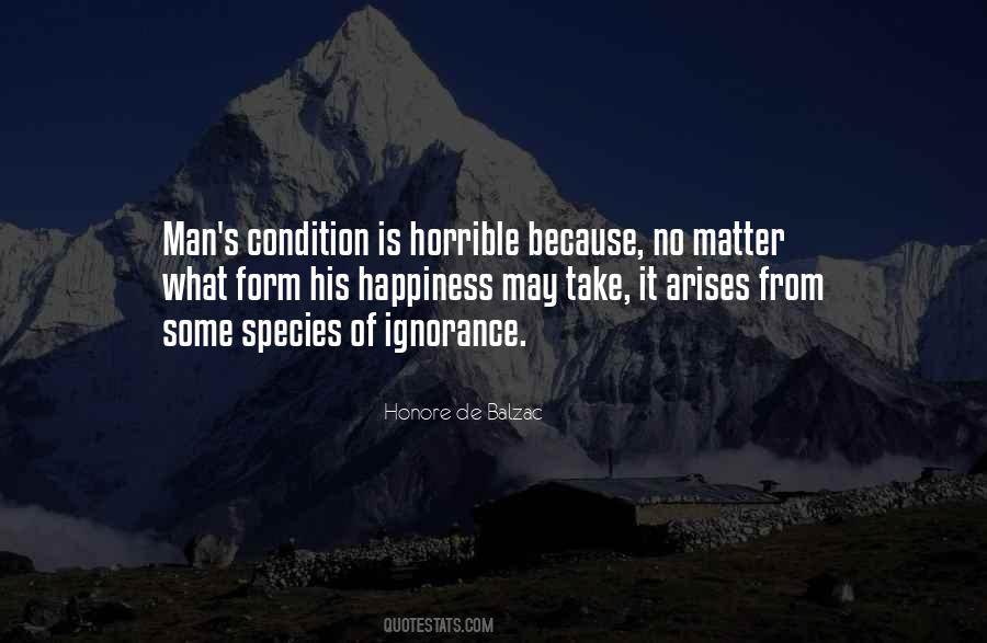 Happiness Ignorance Quotes #455636
