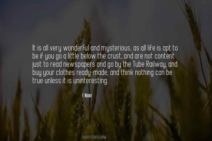 You Are Mysterious Quotes #1042856