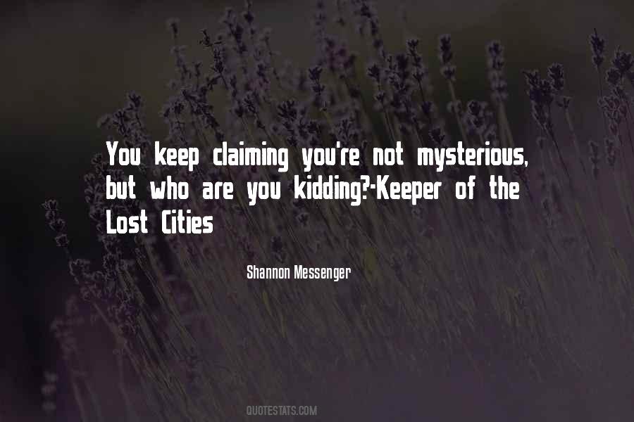 You Are Mysterious Quotes #960268