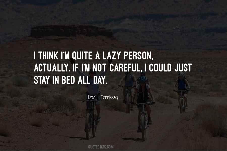 Lazy Bed Quotes #1711744