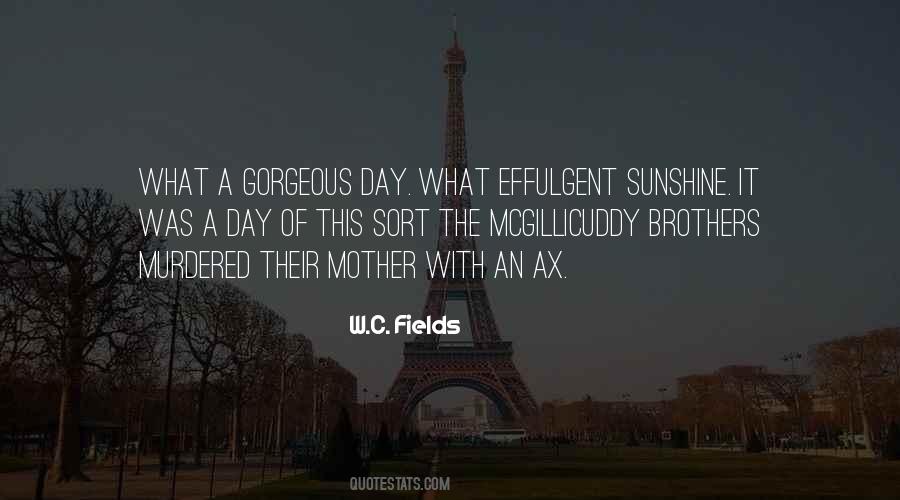 A Gorgeous Day Quotes #313212