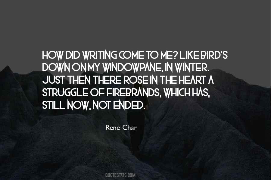 Bird In Winter Quotes #123754